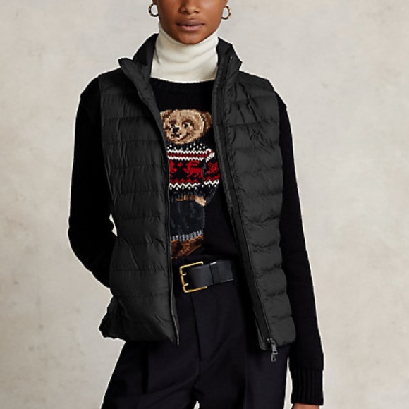 Polo Ralph Lauren Black Vest - Picture 1 of 5